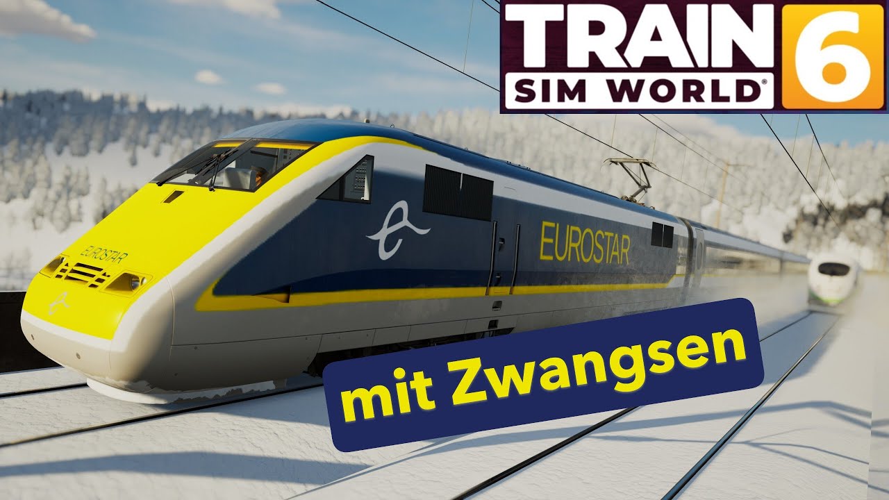 Train Sim World Eurostar ICE mit vielen Zwangsen pünklich? TSW Deutsch