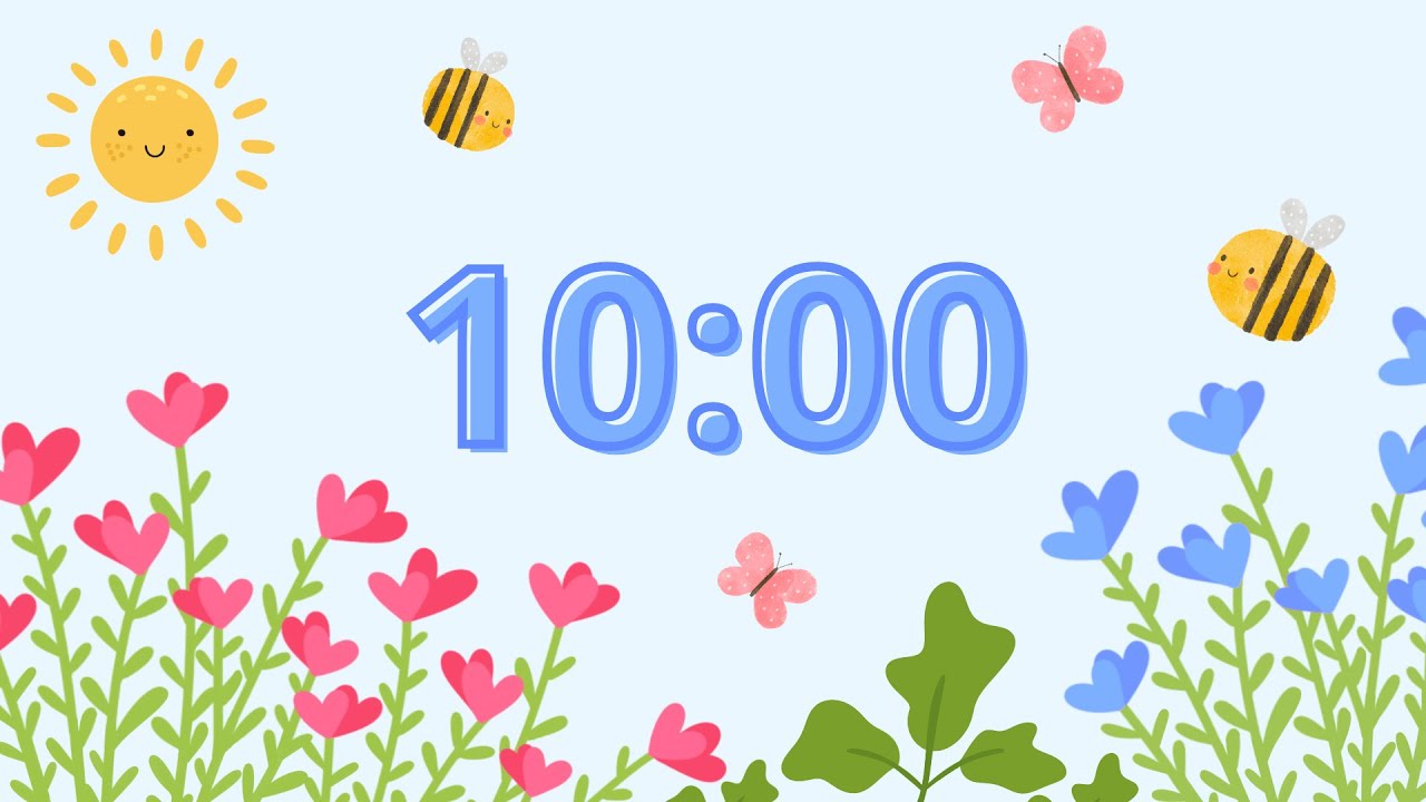 🌱 10 Minute Spring Timer with Bird Sounds & Calm Music 🌷 for Classroom