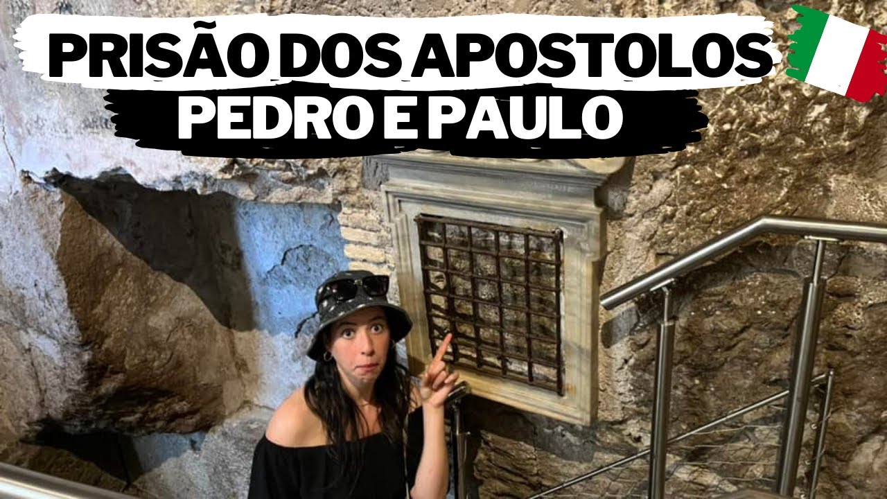 VISITANDO A PRISÃO ONDE OS APOSTOLOS PEDRO E PAULO VIVERAM ANTES DE SEREM MORTOS - Roma 🇮🇹