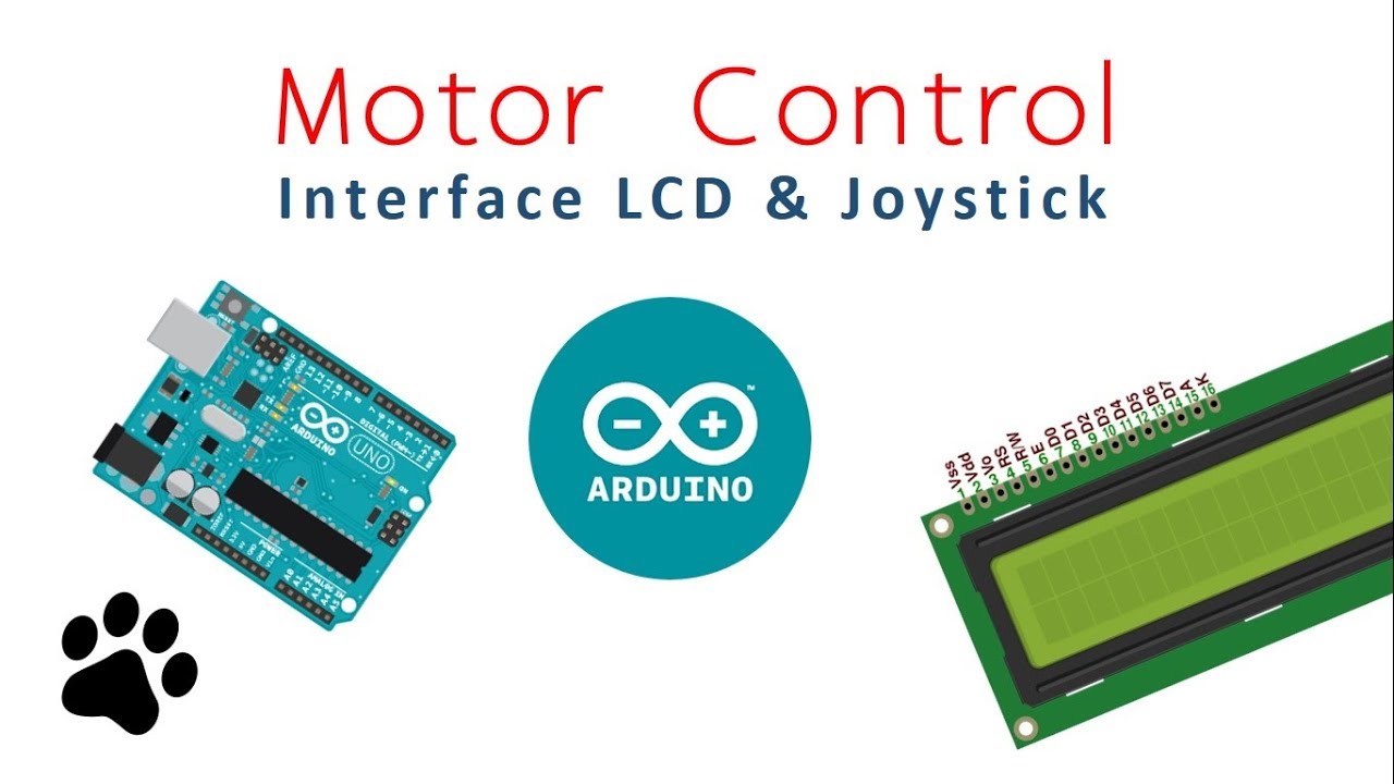 Interface para Control de Motor DC, con LCD y Joystick