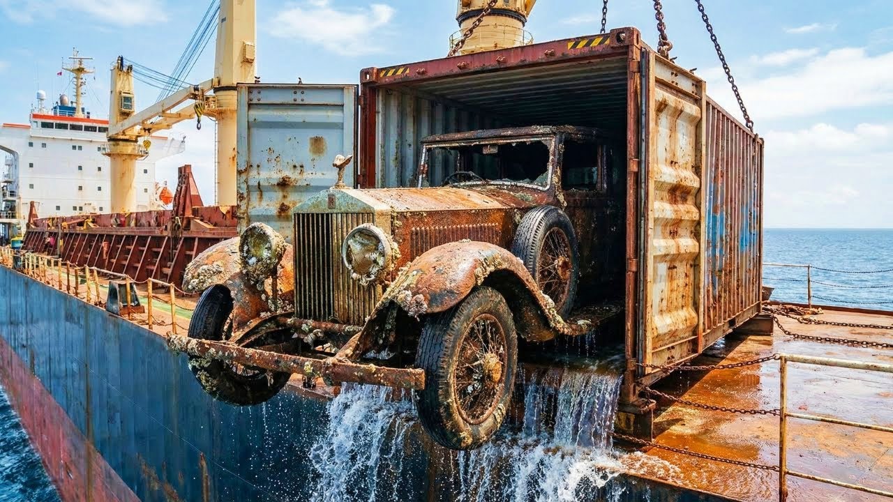 We Located a Rolls Royce HP10 Container in the Deep Ocean Full Recovery Story