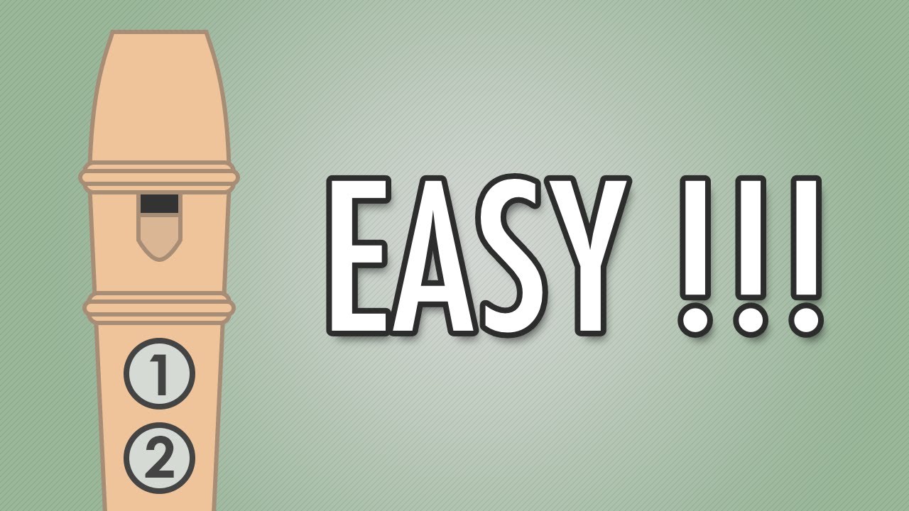 VERY EASY Recorder Songs Medley for Beginners