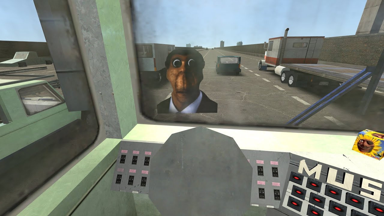 Obunga Nextbot Gmod On Road !!