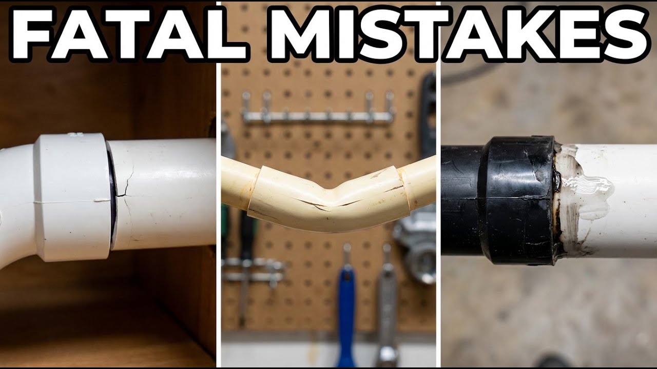 15 FATAL MISTAKES When Working With Plastic Pipes - Avoid These Or Your Plumbing Will FAIL!