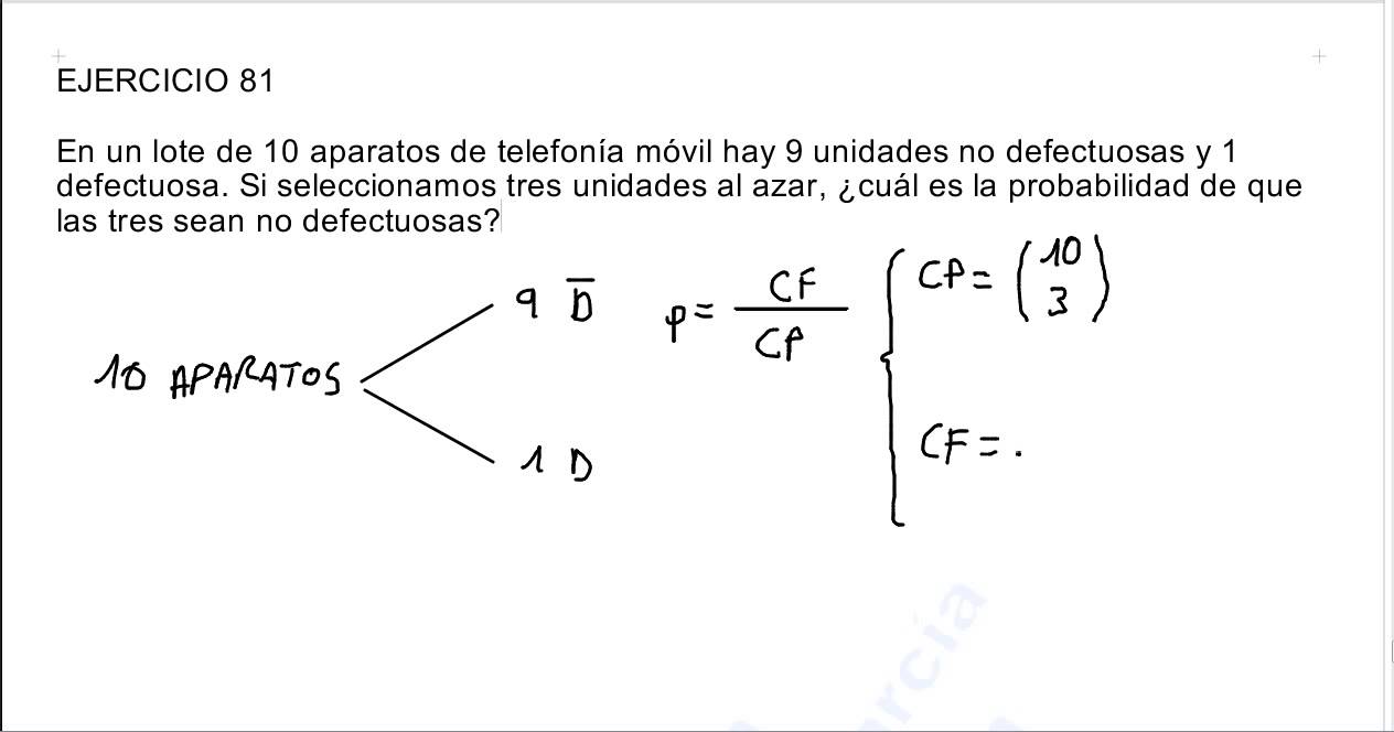 PROBABILIDAD (73), PROBABILIDAD, EJERCICIO 81