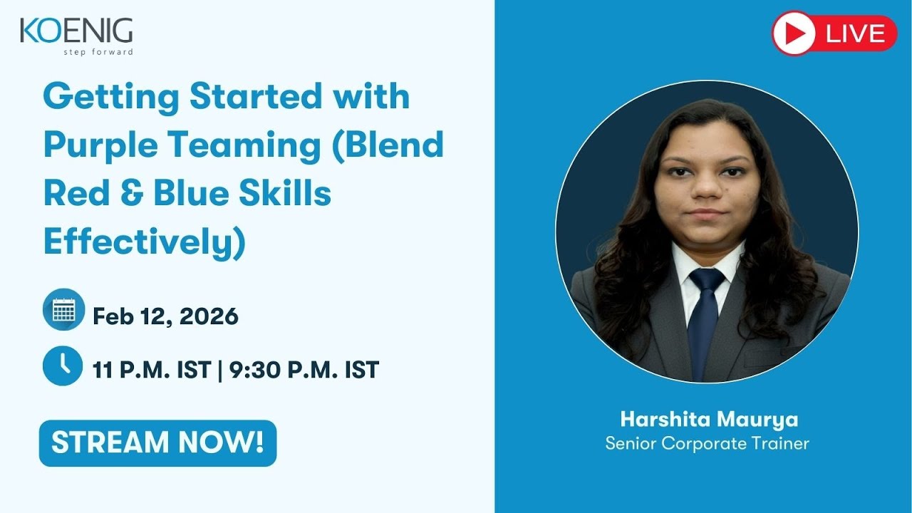 Getting Started with Purple Teaming (Blend Red & Blue Skills Effectively)