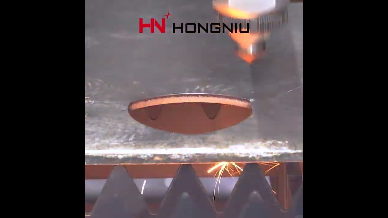 Hongniulaser 20KW High Power Laser Cutter Cutting 8mm Stainless Steel