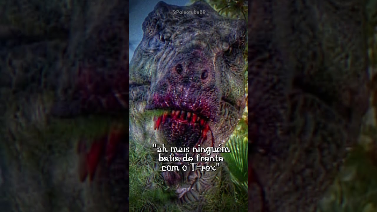 O &uacute;nico Rival do T-Rex... #dinossauros #tyrannosaurus #triceratops #paleontologia