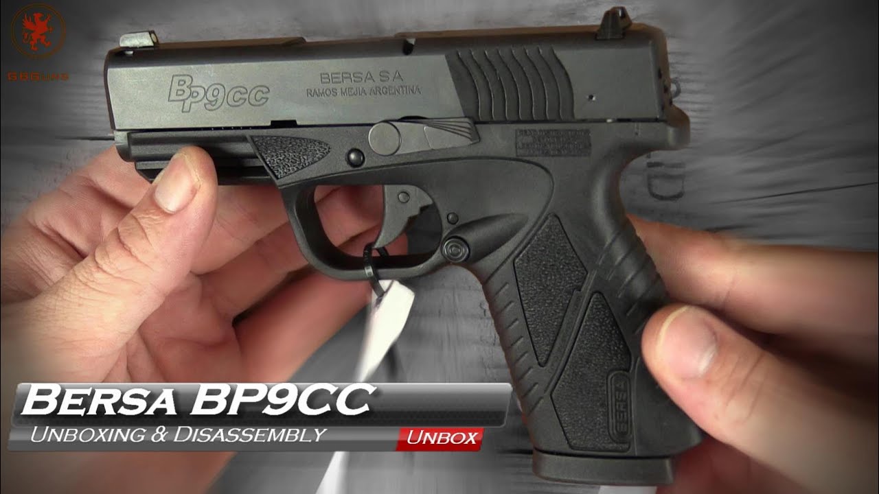 Распаковка и разборка Bersa BP9CC