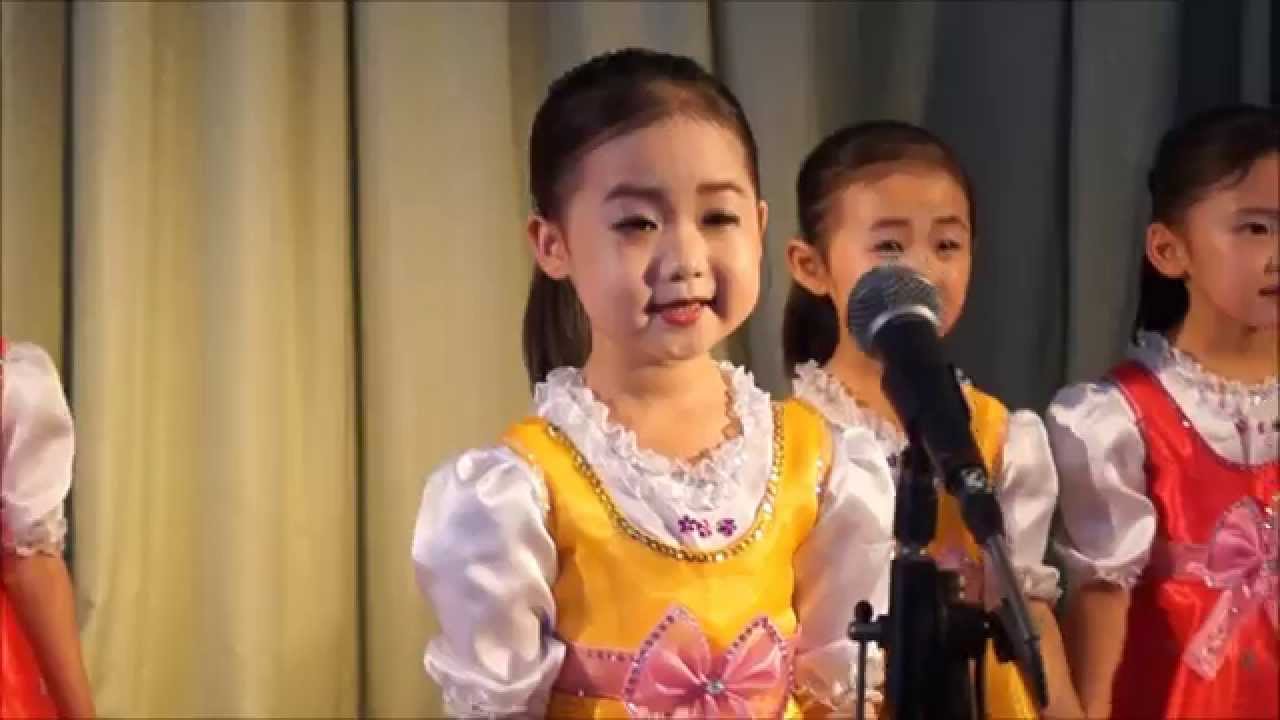 Children's performance at the Sinuiju Kindergarten, North Korea
