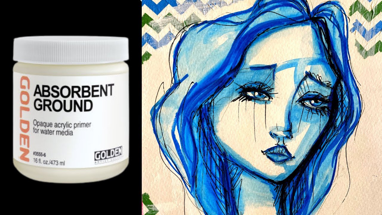 What is ABSORBENT GROUND and How to Use it in Your Mixed Media Art Projects.