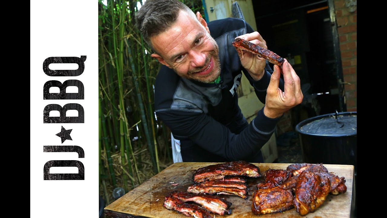 SMOKED CHICKEN AND RIBS WITH SZECHUAN MOPPING SAUCE