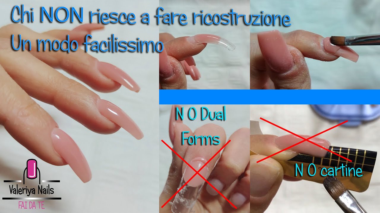 Non riesci a fare la ricostruzione unghie a nessun modo? Tutorial