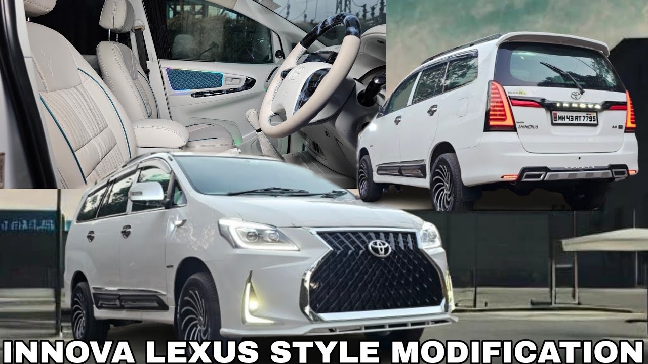 BEST MODIFIED INNOVA WITH LEXUS STYLE BODYKIT...!!!A GIFT FROM SON TO MOTHER...!!!