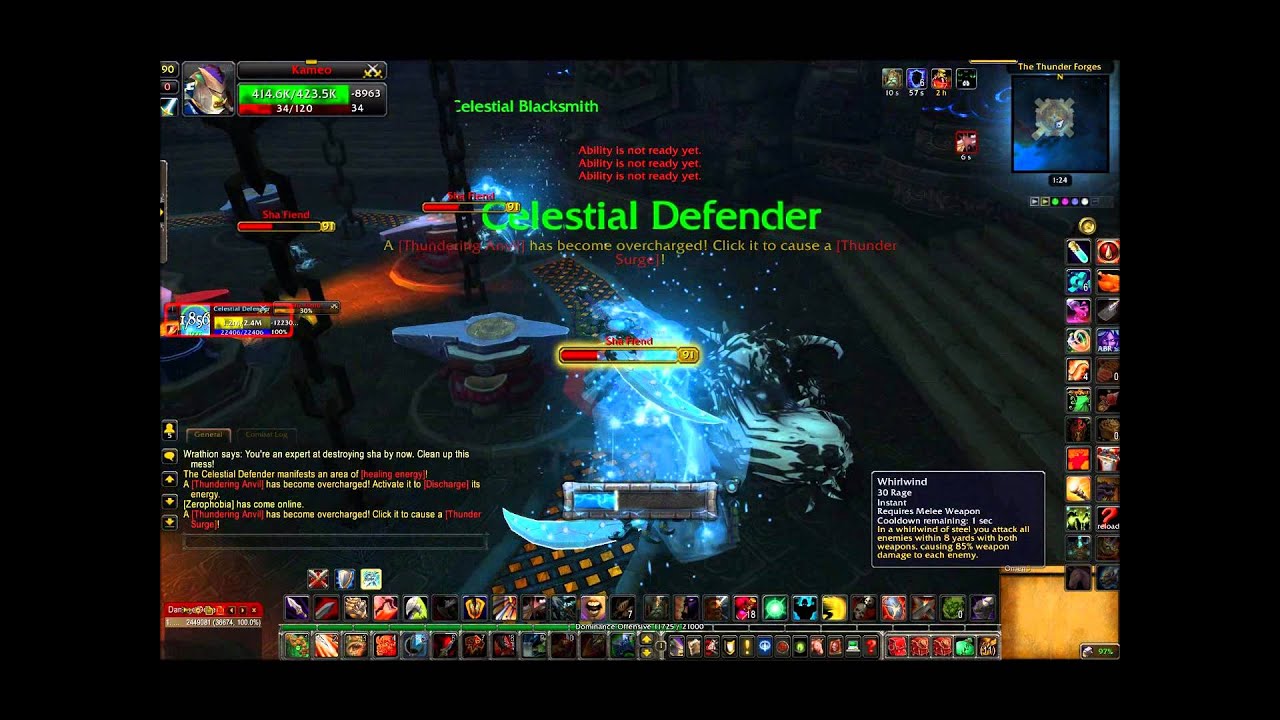 World of Warcraft   Mist Of Pandaria - Scenario - The Thunder Forge