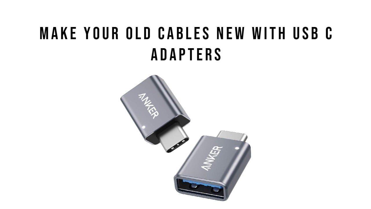 Превратите старые кабели в новые с помощью адаптеров USB C!