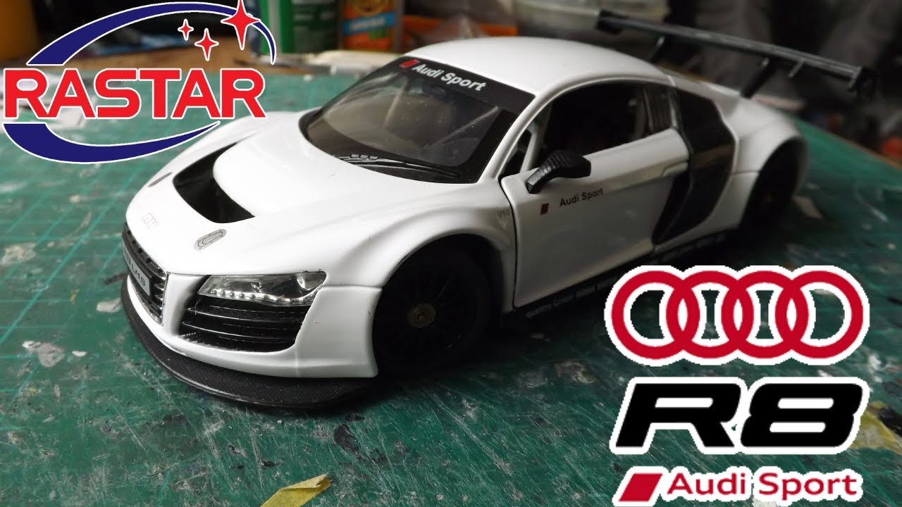 Audi R8 v10 LMS Rastar 1/24 scale custom diecast scale model