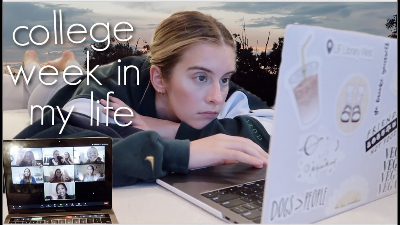 college week in my life (online classes, workouts, + friends)