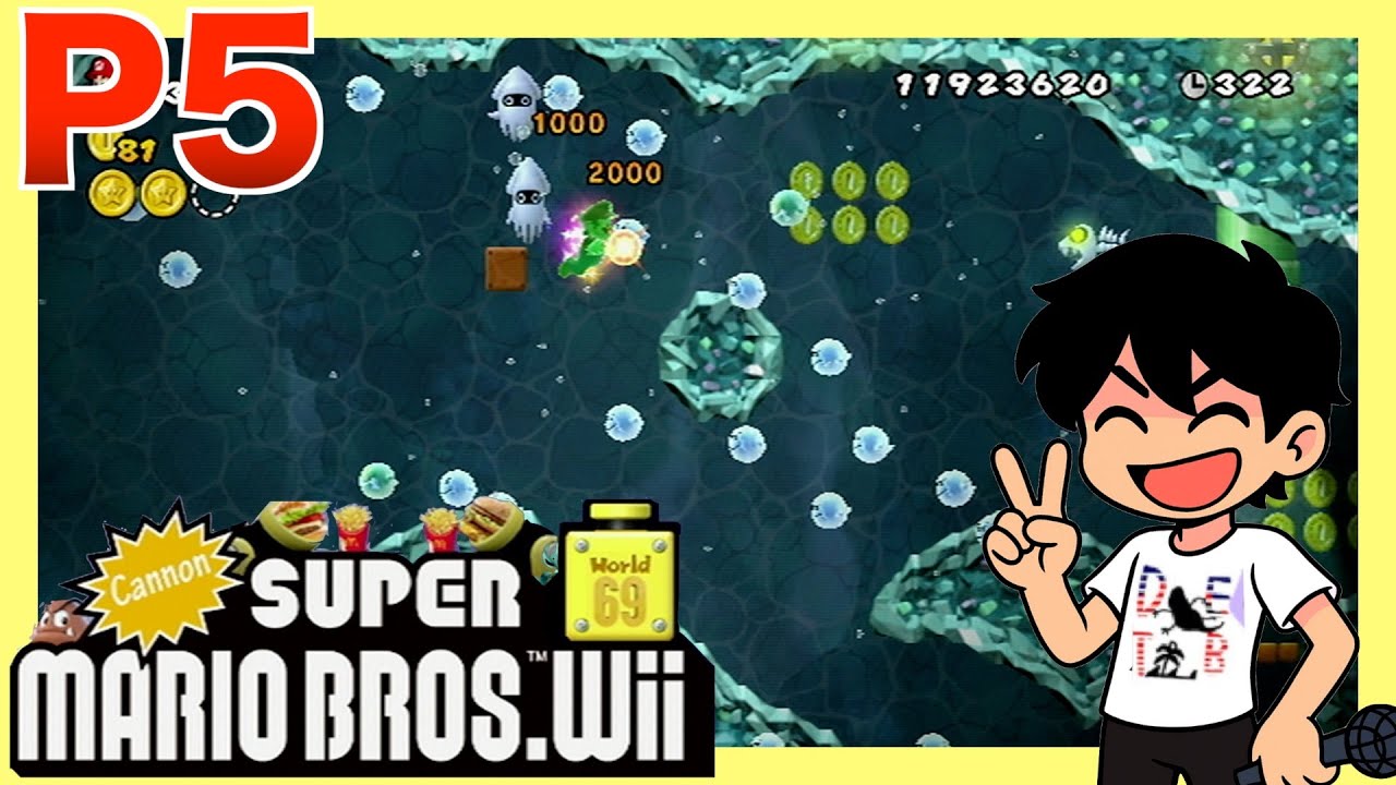 群がるテレサを一網打尽！【69 Cannon super mario bros wii part5】