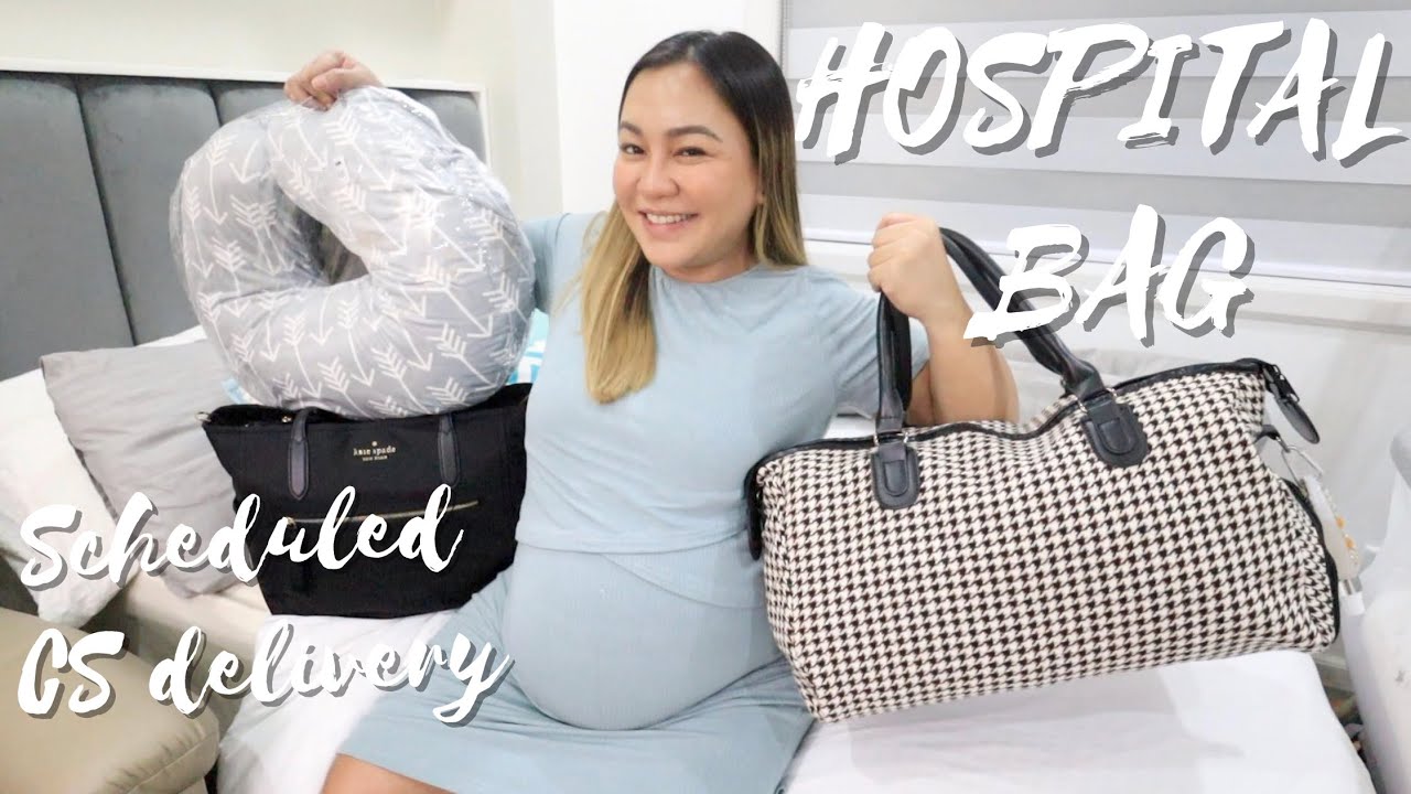 WHAT'S IN MY HOSPITAL BAG FOR BABY NUMBER 3!! - anneclutzVLOGS