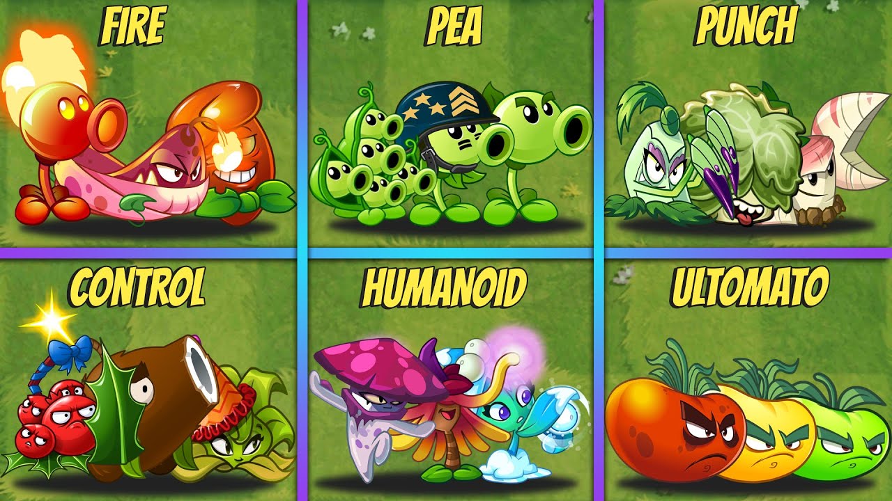 PvZ 2  6 Super Team Plants Battlez vs Zombie - Who Will Win? - Team Plants vs Team Plants