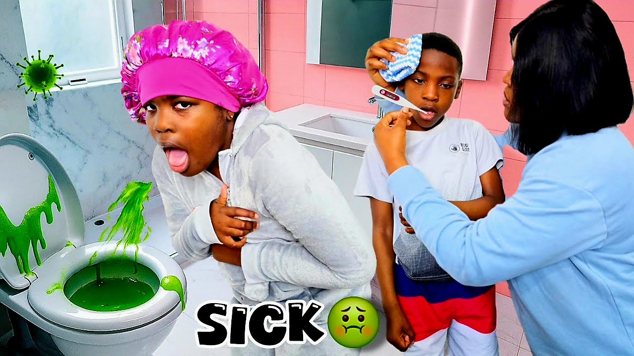 SIBLINGS FAKE SICK TO SKIP SCHOOL, MOM TEACHES THEM A LESSON
