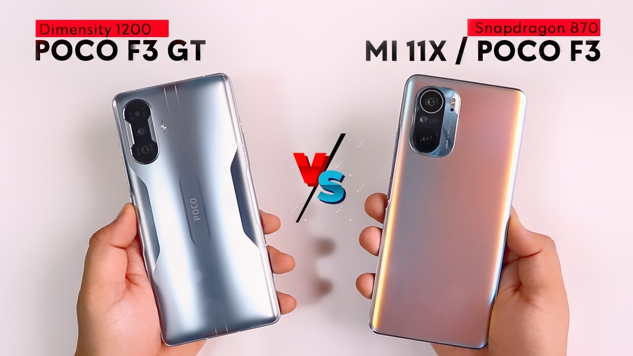 POCO F3 GT vs MI 11X / POCO F3 Speed Test | Dimensity 1200 Vs Snapdragon 870 🔥