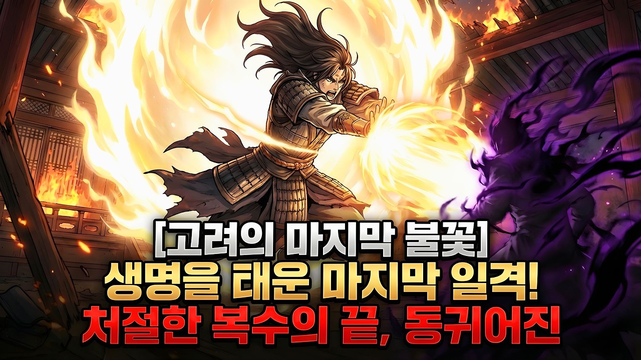 [충격] 수명을 깎아 복수했다? 고려 최강의 금지된 무공 '흑월검법'
