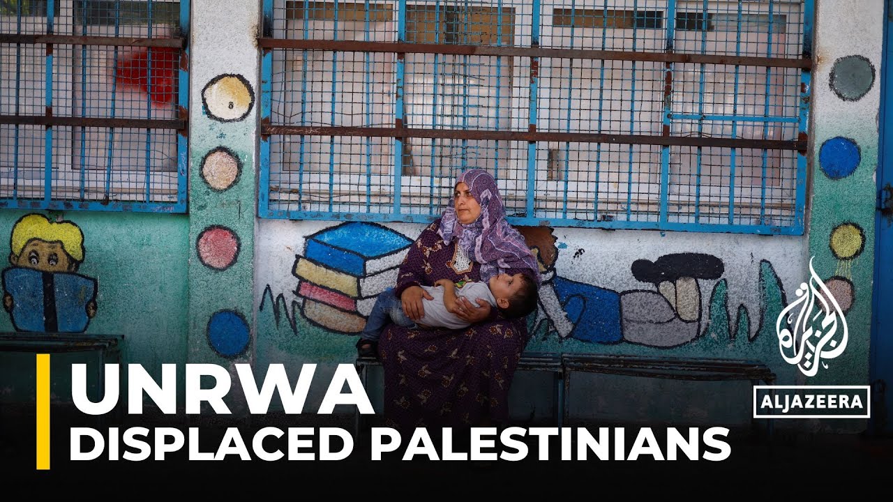 The UN Relief and Works Agency says Palestinians have sought refuge at dozens of schools in Gaza