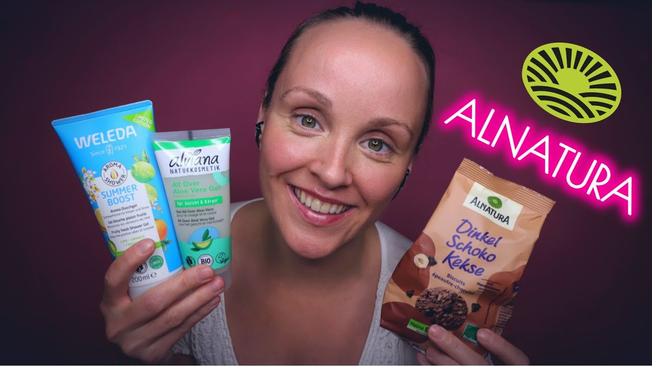 ASMR XL ALNATURA HAUL 💚🩷 (LEBENSMITTEL & BEAUTY PRODUKTE) | SHOW & TELL | SANFT GEFLÜSTERT