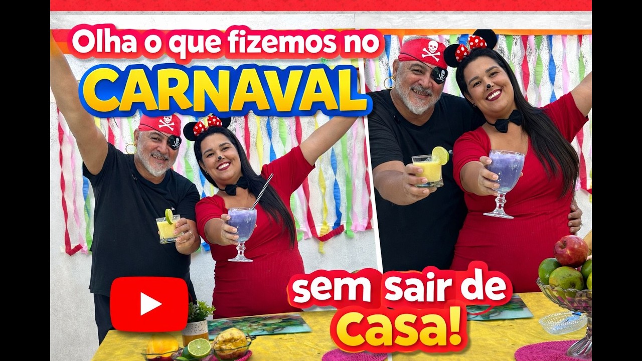 Drinks de CARNAVAL gastando POUCO!