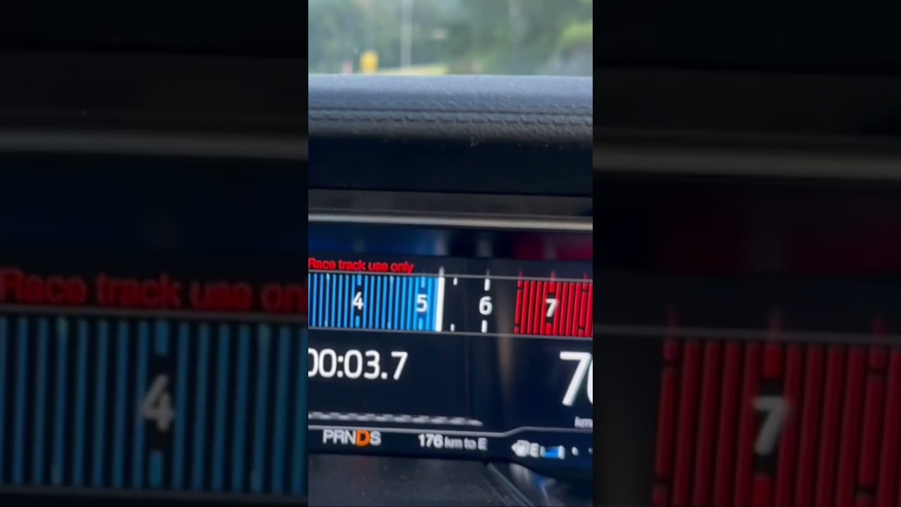 Ford Mustang Ecoboost Testing Acceleration Timer 0-100 km/h