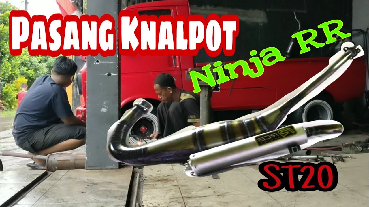 Suzuki ST20 Pasang Knalpot Ninja RR Full System | Bangun Suzuki ST20