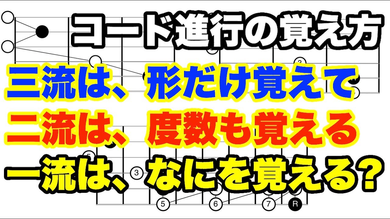 【初心者もOK】500曲覚えたプロ直伝！コード進行が身につく3つの法則