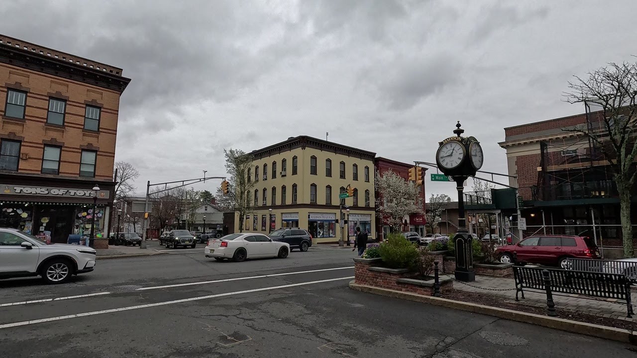 ⁴ᴷ⁶⁰ Walking tour of downtown Madison, New Jersey