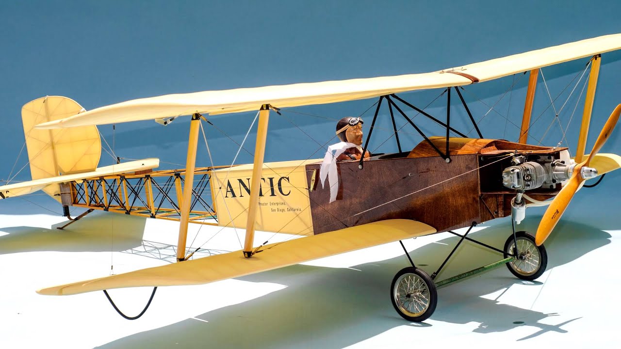 Antic Biplane Build and first flight