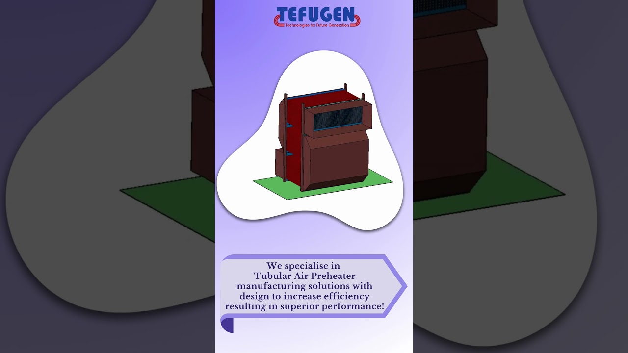 Tubular Air Preheater #heattransfer #boilerefficiency #energysavings #fluegas #airpreheater #TEFUGEN