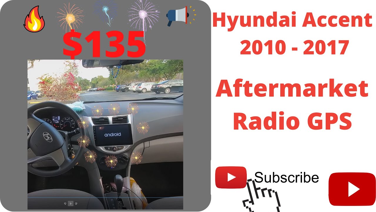 Hyundai Accent 2016 Aftermarket Radio GPS Installation With Rear Camera Android 10 Car Navigation