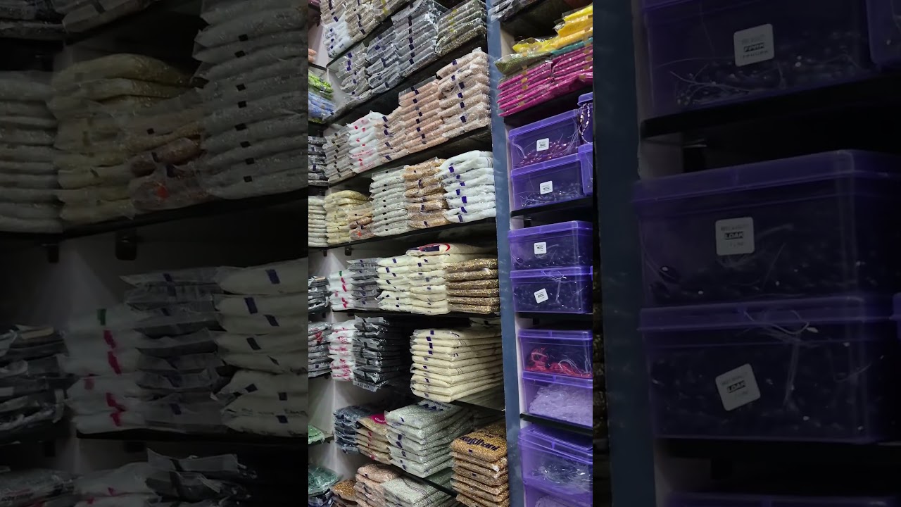 Aari work materials shop | wholesale rate | broadway market #shorts