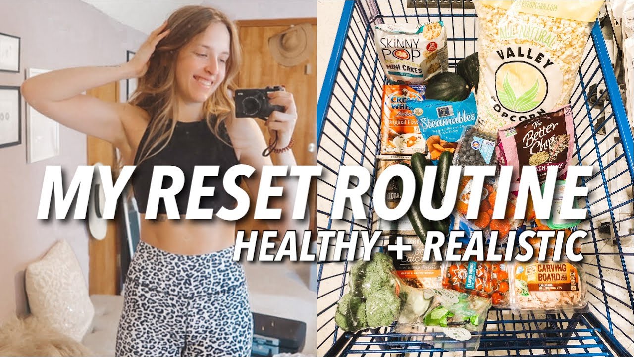 HEALTHY RESET ROUTINE AFTER VACATION: what I eat, workouts + how to get back into a routine