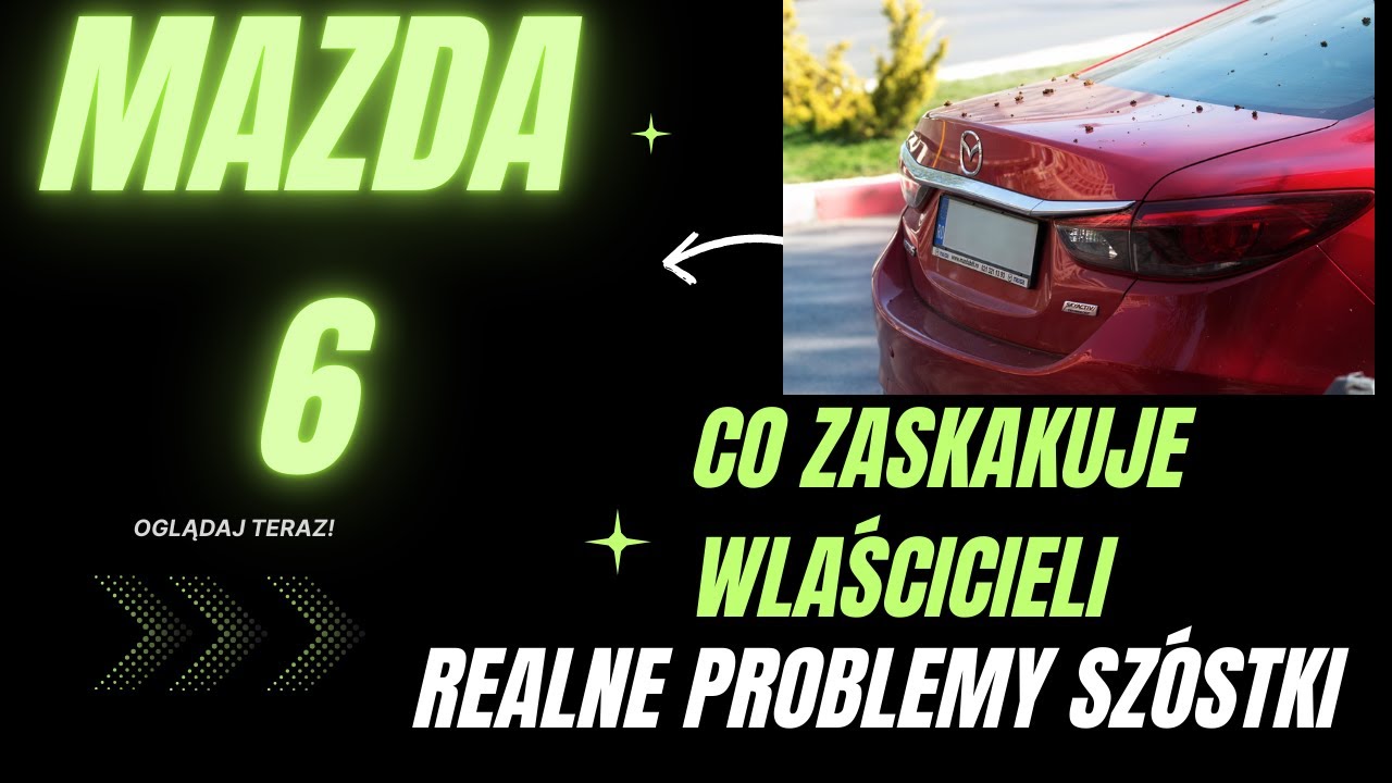 Mazda 6 GJ/GL – te usterki wychodzą po latach! Najczęstsze awarie po 100 000 km