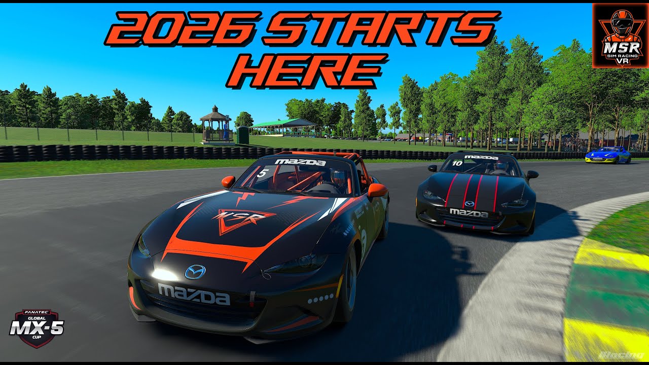 2026 iRacing MX-5 Begins | P5 at VIR, Eyes Forward / iRacing /