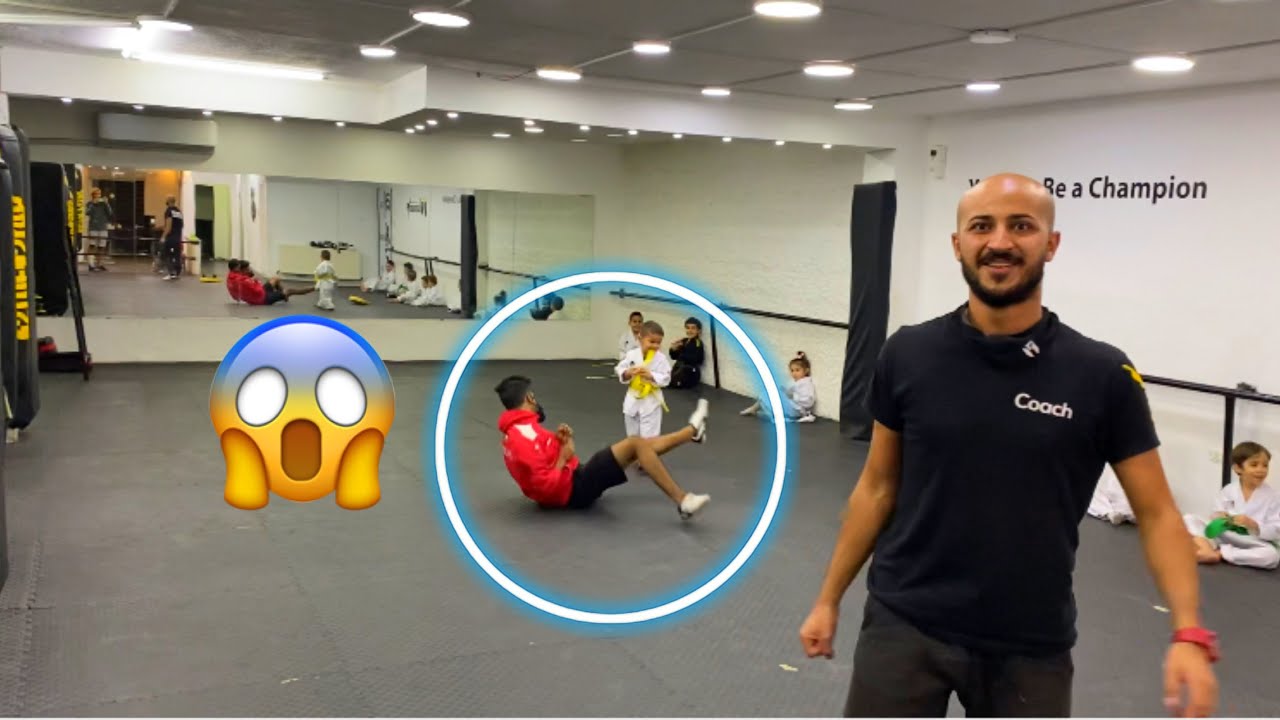 وقع من قوة الضربة !!!!!