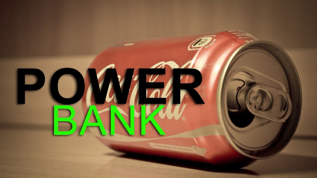 Diy Powerbank Using a Coca-Cola can.
