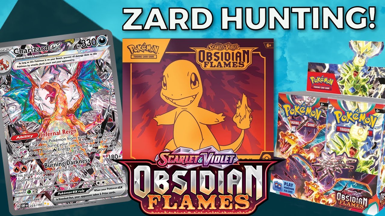 Obsidian Flames Charizard Hunt Begins! Plus first ever Booster Box Opening!