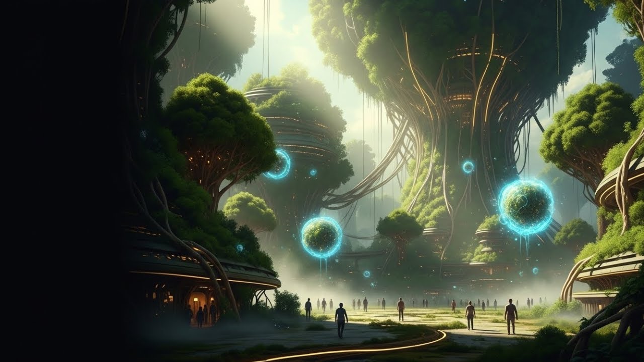 Life in 2700: When Technology and Nature Became One | Cinematic Sci-Fi (4K)