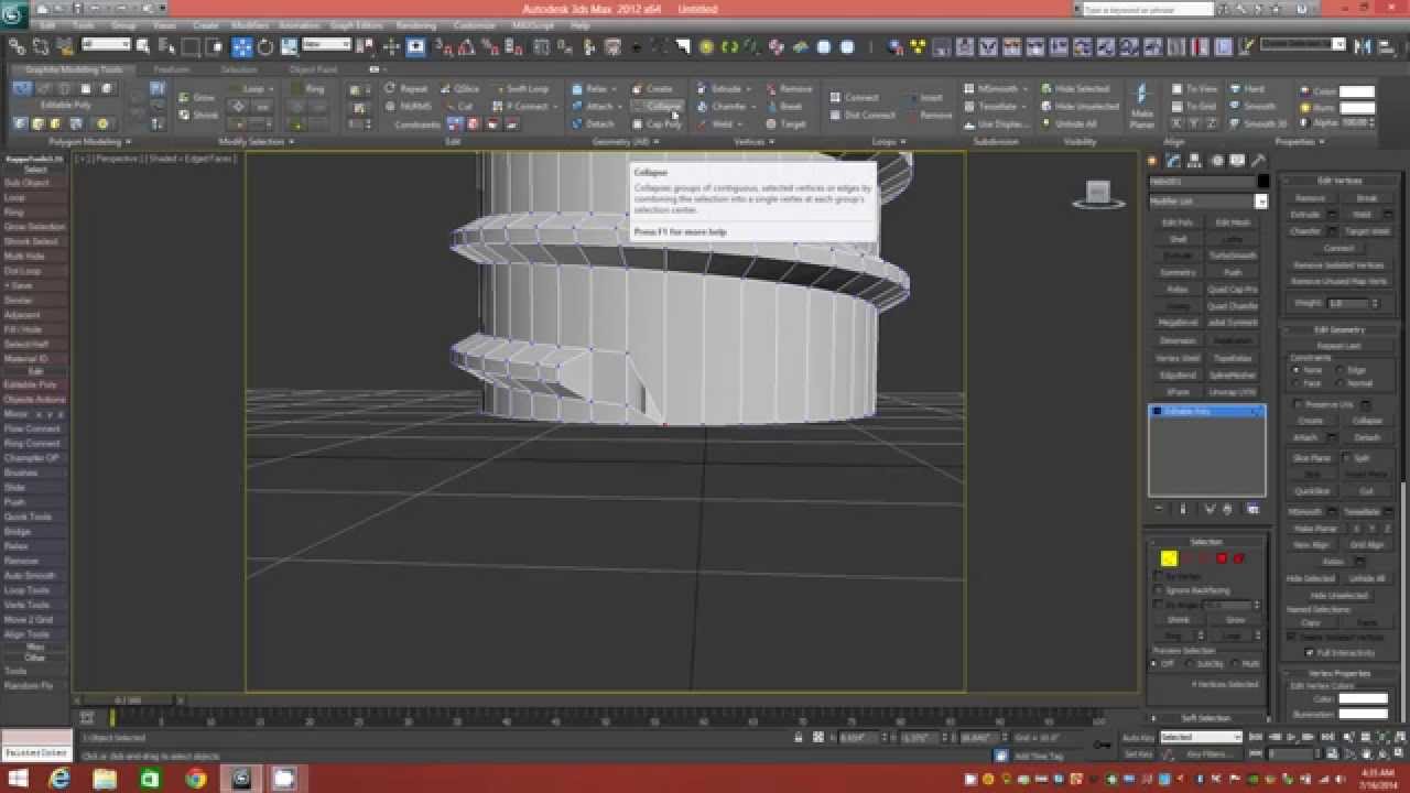 Tutorial: Easily Model A Threaded Bolt Or Screw, Without Booleans, In 3dsmax