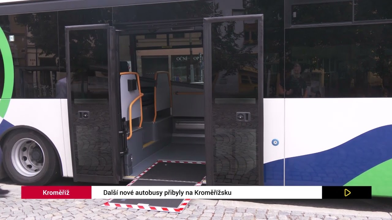 Na Kroměřížsku jezdí nové nízkopodlažní autobusy