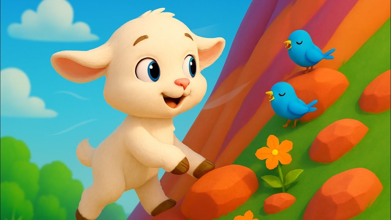 Goat Went Over the Higher Mountain 🐐⛰️ | Fun Kids Rhyme | 3D Animated Cartoon