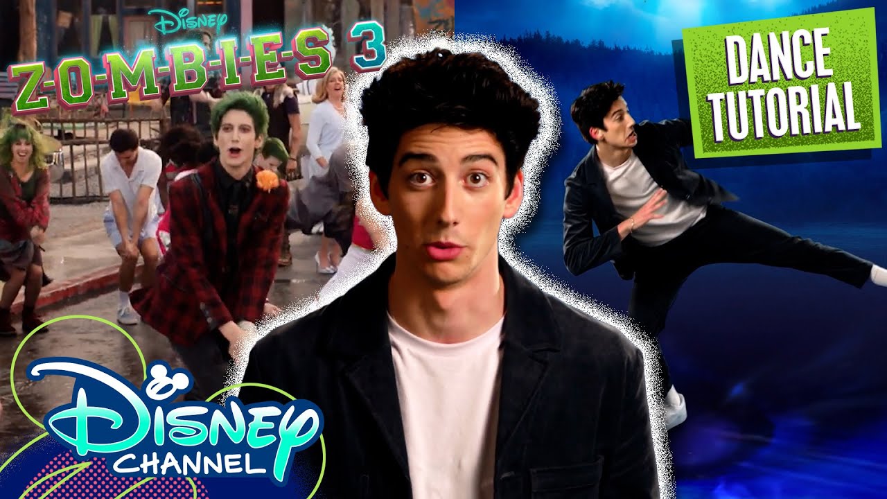ZOMBIES 3 Exceptional Zed Dance Tutorial With Milo Manheim | @disneychannelmusic
